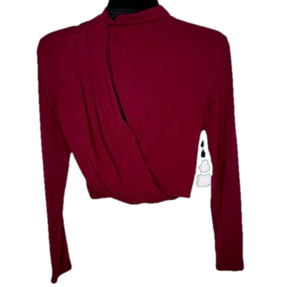 ASTR Long Sleeve Cropped Sweater NWT - Picture 1 of 4